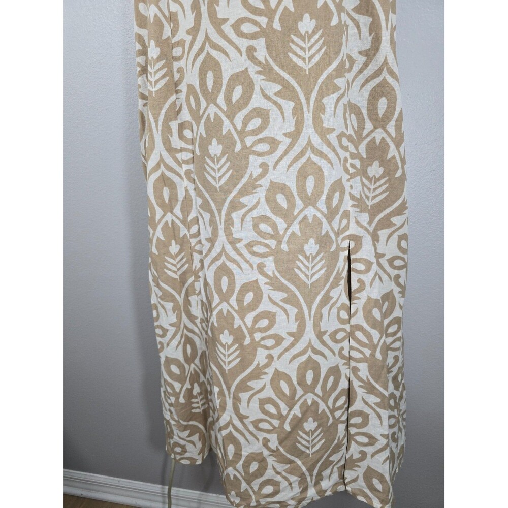 AMERICAN EAGLE Catie Corset Column Midi Dress Linen blend Slip dress boho XXL BX - Picture 5 of 10